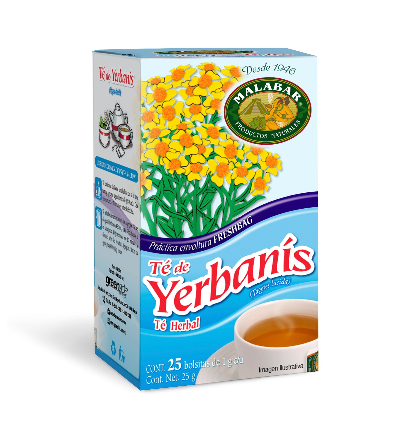 Té de Yerbanís 25 Bolsitas